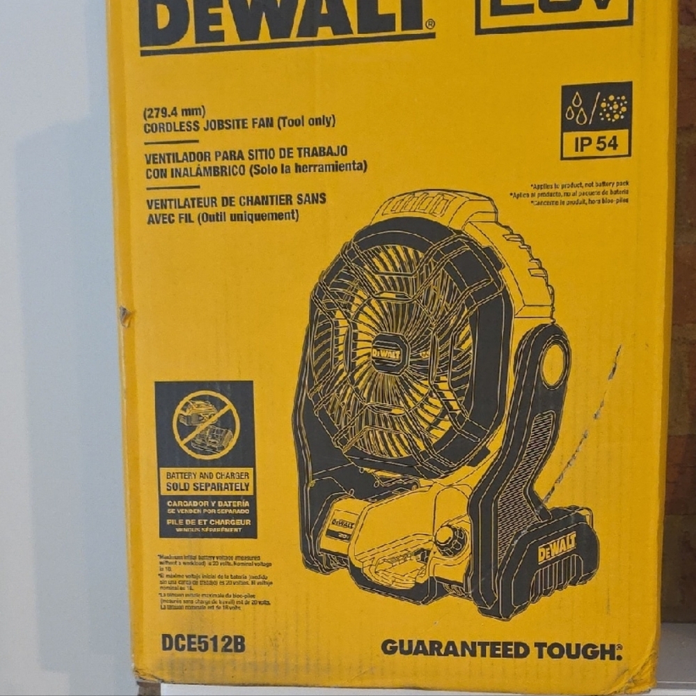 DeWalt 20V Jobsite Fan